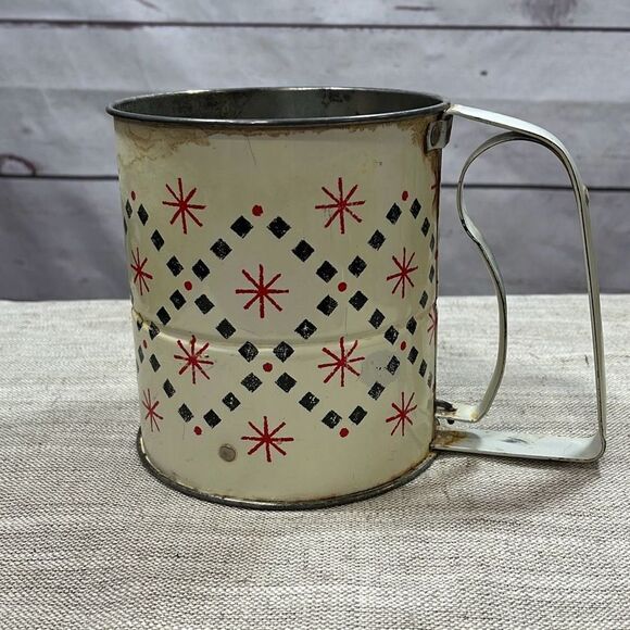 Androck vintage sifter 5 inches diameter and 5 inches tall